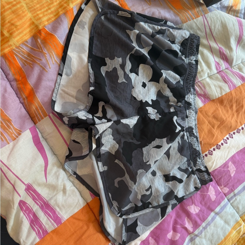 Old West Black and Gray Athletic Shorts